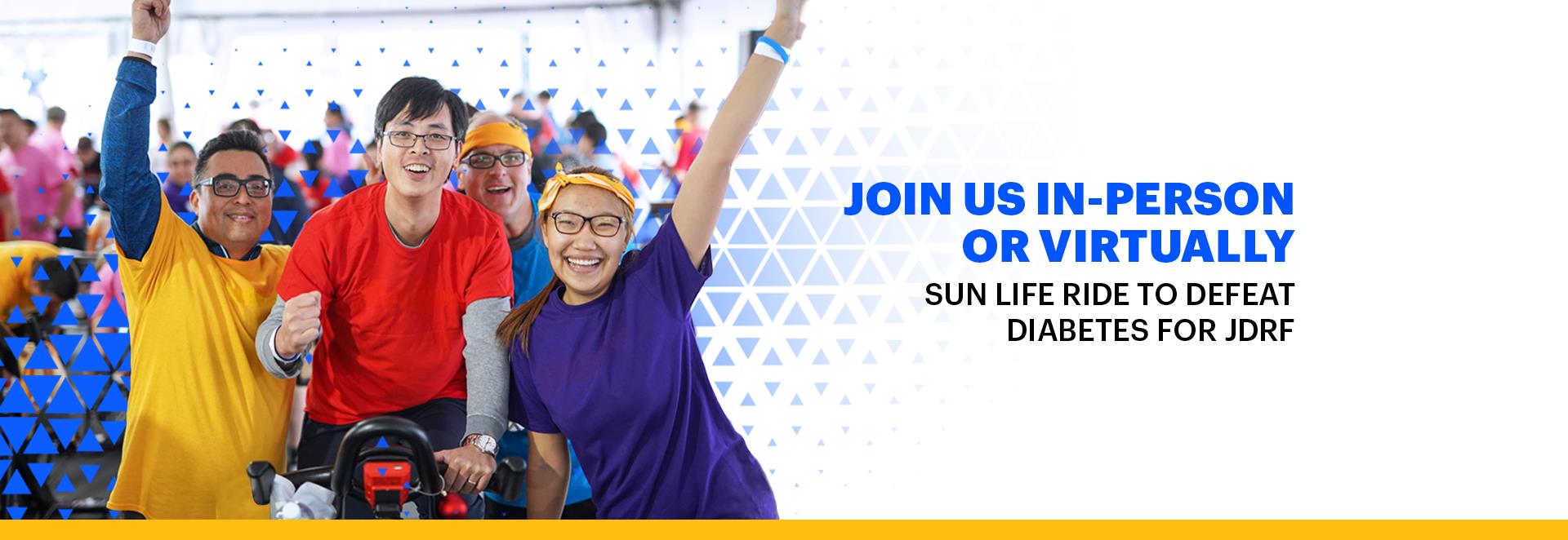 Login Sun Life Ride to Defeat Diabetes for JDRF 2022